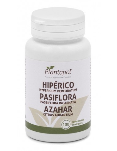 HIPERICO-PASIFLORA-AZAHAR 100X500MG PLANTAPOL